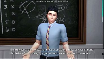 Hot Teen Volunteers Herself To Get Fucked In The Ass For Education – sims 4 – 3D animation